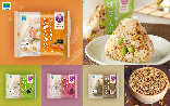 大麦おむすび コンビニエンスストア 食品パッケージデザイン